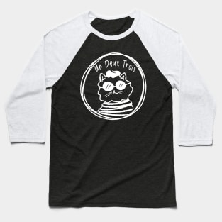 Un Deux Trois Cat Baseball T-Shirt